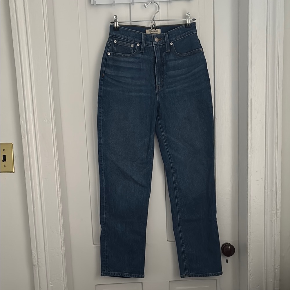 Madewell Blue Perfect Vintage Straight Jean Size 25